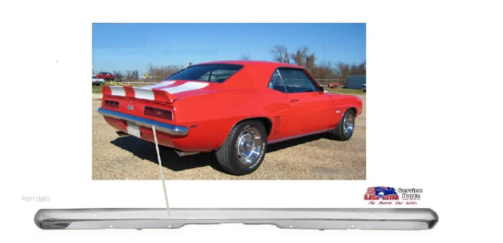 Bumper: Camaro 1969 - Rear